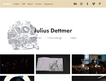 Tablet Screenshot of juliusdettmer.com
